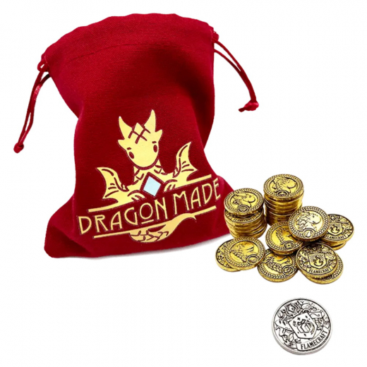 Flamecraft: Metal Coins - Series 2 (Exp.) i gruppen SÄLLSKAPSSPEL / Tillbehör hos Spelexperten (LKYFMCR03ML)